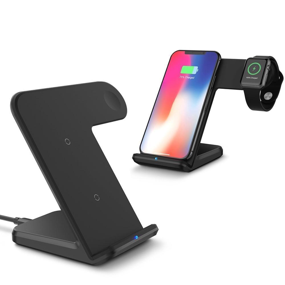 Compatible With    Mobile Phone Watch Wireless Charging Stand Support Fast Charge Two In One Wireless Charge Android Universal