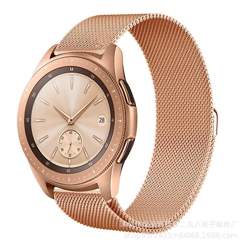 For Samsung S2/S3/galaxy Smart Watch Milanese Magnetic Loop Stainless Steel Metal Watch Band