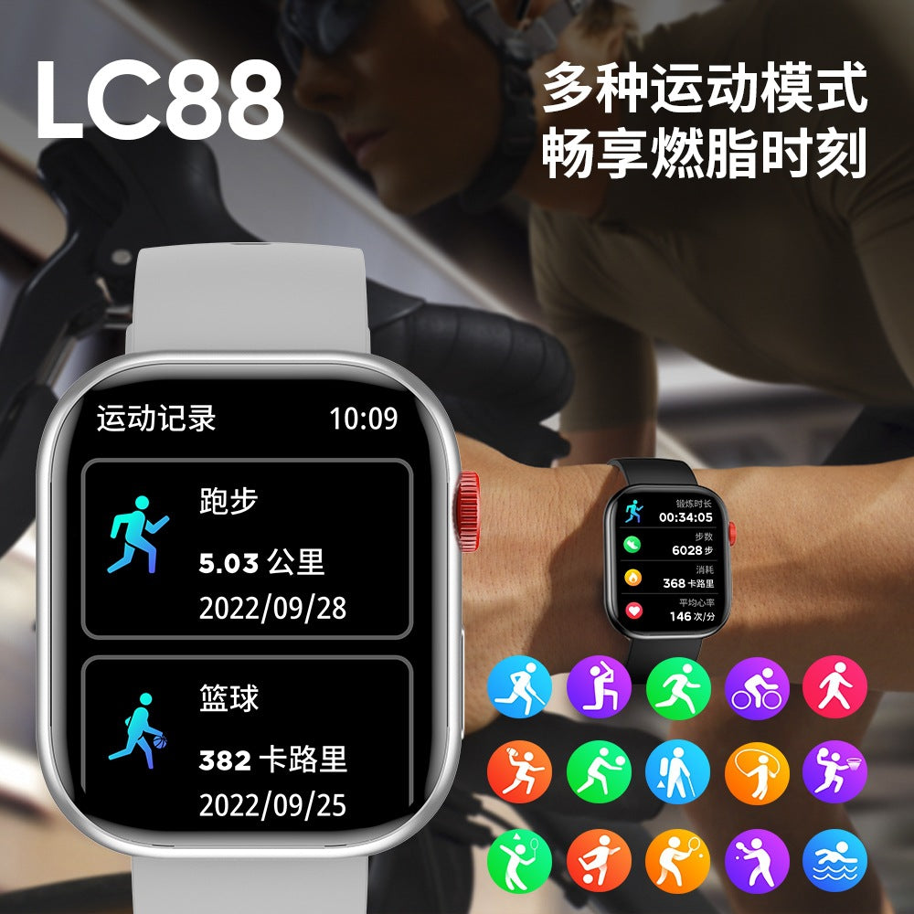 Cross-Border Huaqiangbei S9Ultra2 Smart Island Heart Rate Blood Oxygen Bluetooth Call Bracelet Lc88 Sports Smart Watch