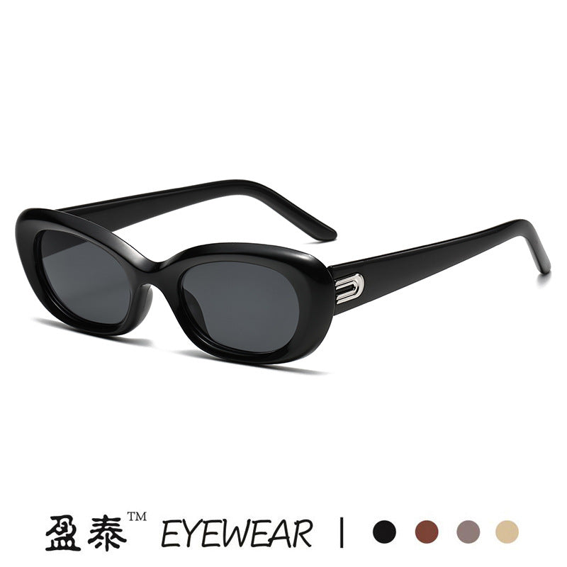 New Gm Sunglasses Women&#039;s European And American High-end Sense Ins Cat-eye Sunglasses