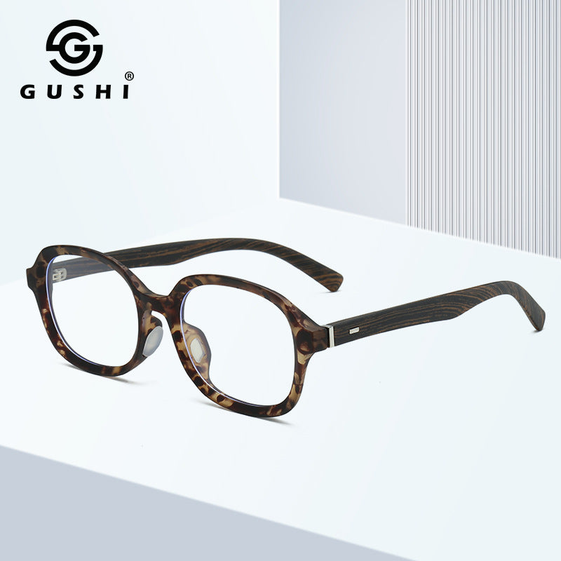 New Classic Retro Glasses Frame Men&#039;s Tr90 High-end Sense Leisure Wind Anti-blue Light Female Manufacturers Wholesale Myopia Frame