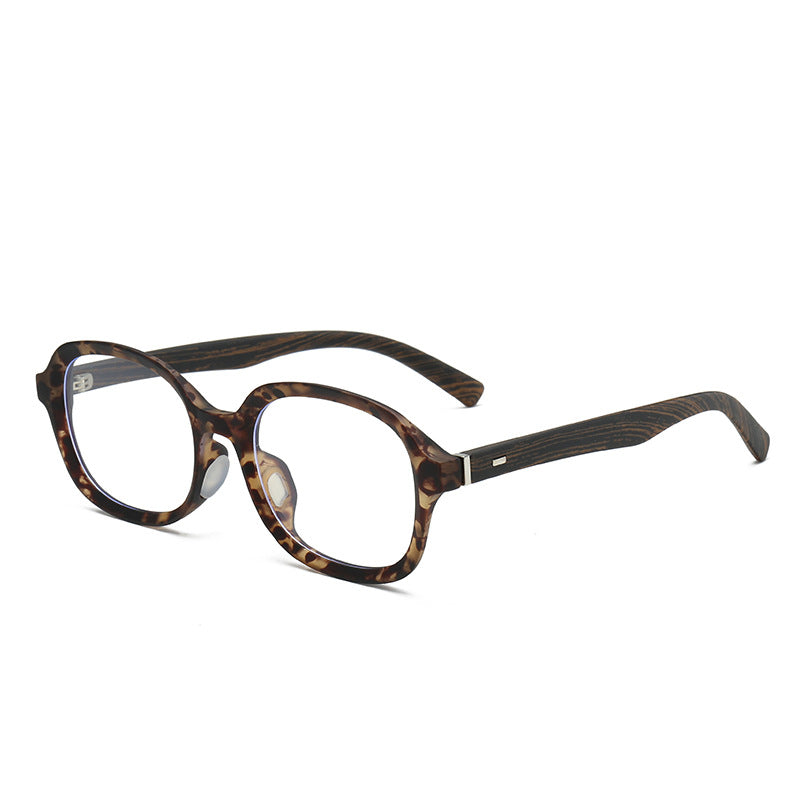 New Classic Retro Glasses Frame Men&#039;s Tr90 High-end Sense Leisure Wind Anti-blue Light Female Manufacturers Wholesale Myopia Frame