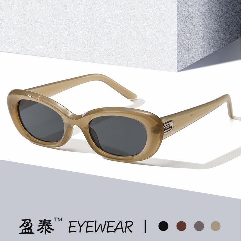 New Gm Sunglasses Women&#039;s European And American High-end Sense Ins Cat-eye Sunglasses