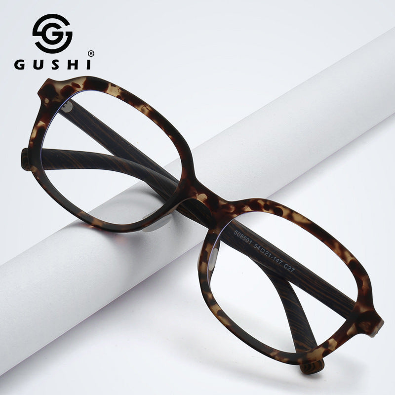 New Classic Retro Glasses Frame Men&#039;s Tr90 High-end Sense Leisure Wind Anti-blue Light Female Manufacturers Wholesale Myopia Frame