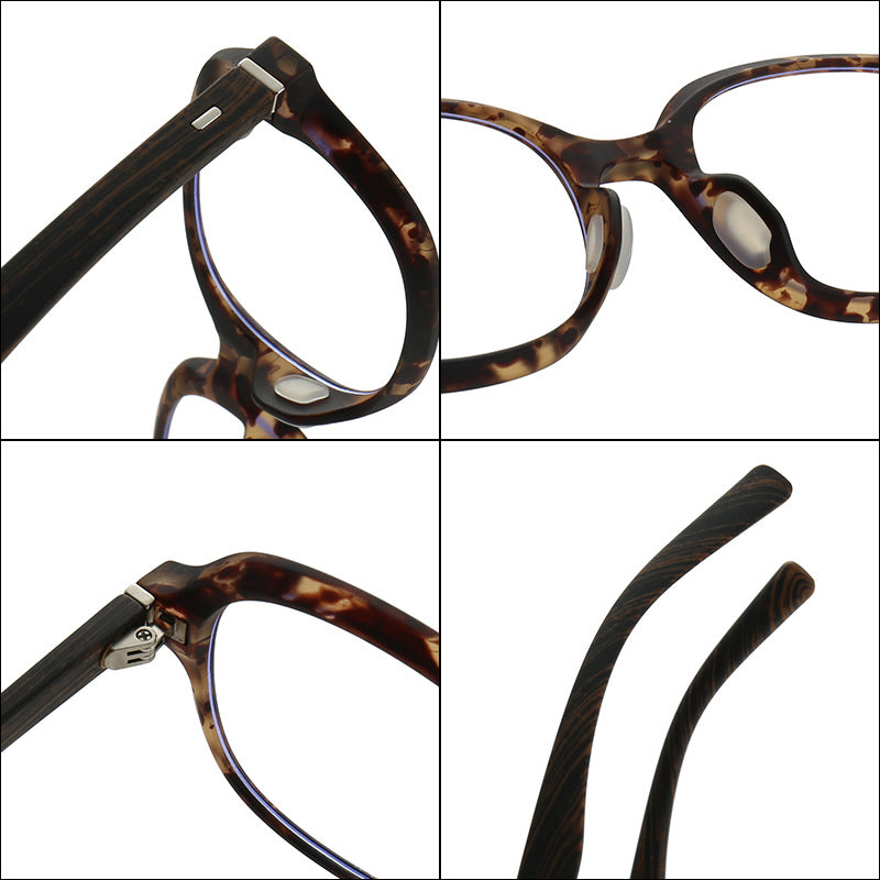 New Classic Retro Glasses Frame Men&#039;s Tr90 High-end Sense Leisure Wind Anti-blue Light Female Manufacturers Wholesale Myopia Frame